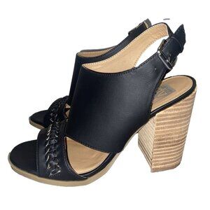 Dolce Vita Women Sz 9M Black Pump Shoes 4” Heels New In Box Chunky Leather Heels